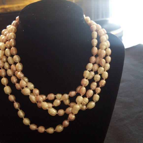 GSJ Freshwater Pearl Beaded Necklace - Picture 6 of 12